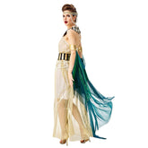 Women Halloween Queen Egyptian Cleopatra Costume Adults Sexy Cleopatra Costumes Cosplay Cleopatra Halloween Costume - INSWEAR
